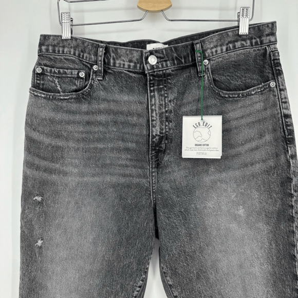 Pistola Kate High Rise Slim Straight Jeans Whittier Wash Size 33 Organic Cotton - Picture 2 of 14